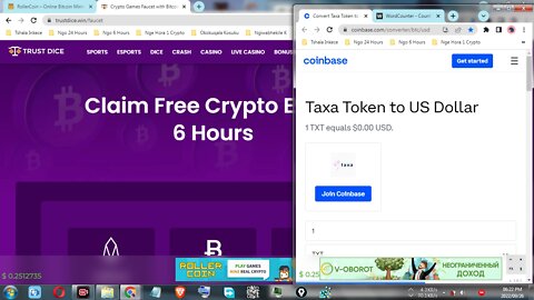 How To Make Money For Free By Claiming Taxa Token Faucet Every 6 Hours At TrustDice Step By Step