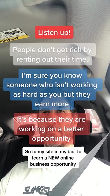 People don’t get Rich by Renting out their Time