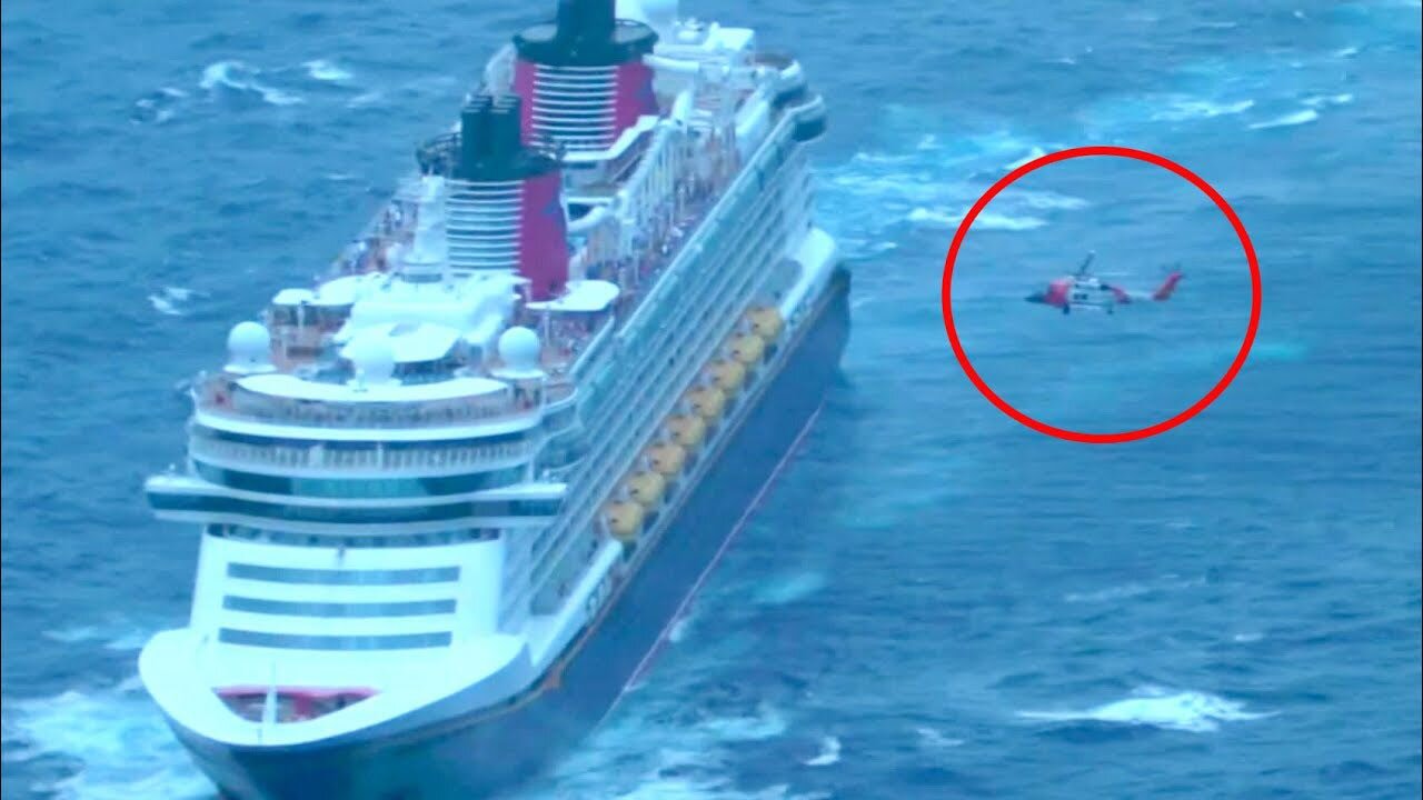 WATCH | Pregnant passenger airlifted from Disney cruise ship