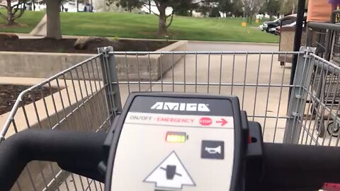 Me driving in a Electric ￼go kart that someone left outside my work.