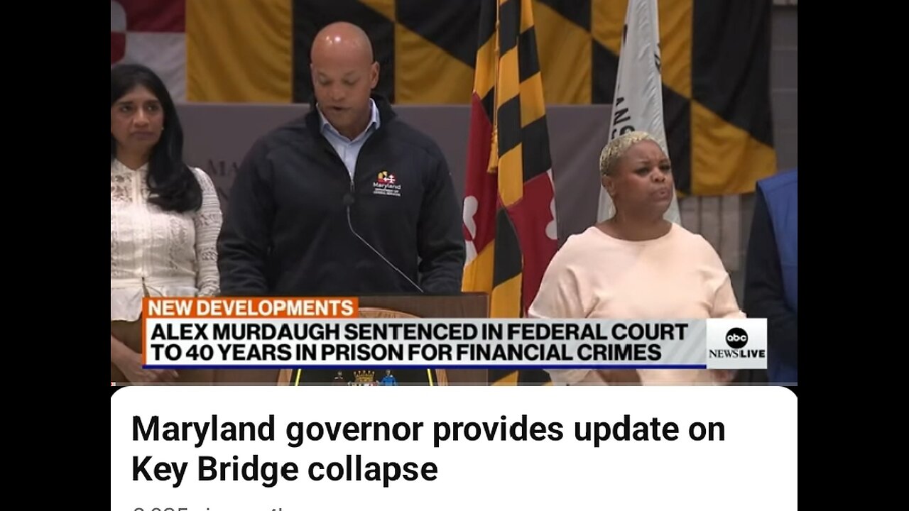 Maryland governor provide updates on Key Bridge collapse.