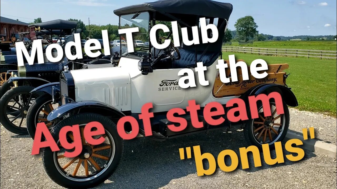 "Bonus" Model T tour at the Age of Steam Roundhouse.