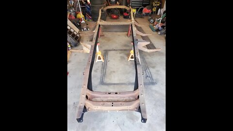 1953 Chevy 3100 Pickup Part 2: Frame striping