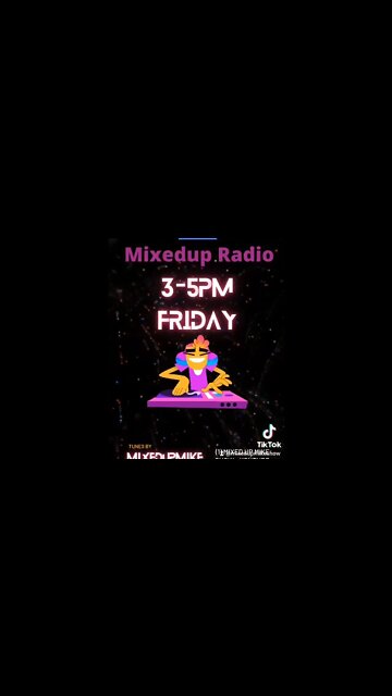 #MixedupRadio Friday's 3-5pm
