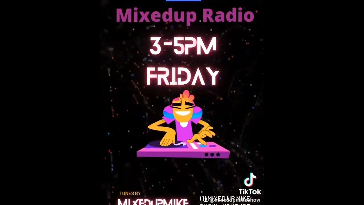 #MixedupRadio Friday's 3-5pm