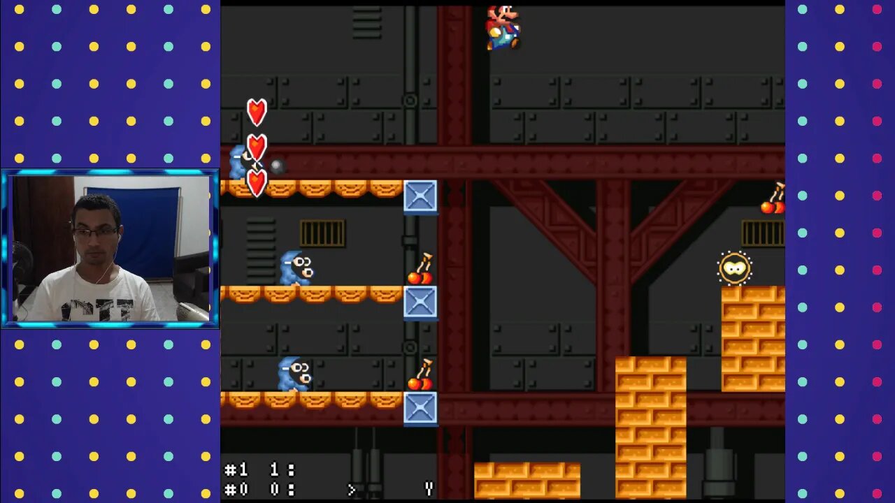 Super Mario Bros 2 | SNES World 1-3 | How to defeat Mouser Boss