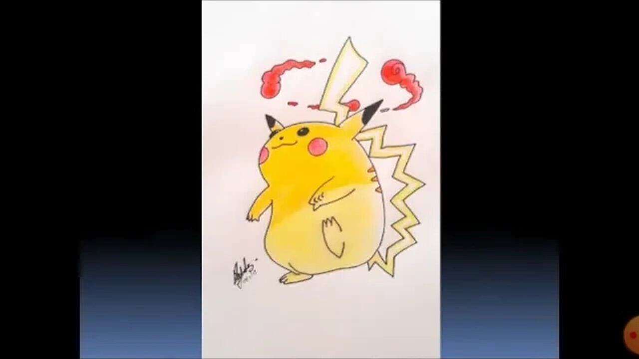 Como desenhar o Pikachu Gigantamax | How to draw Pikachu Gigantamax