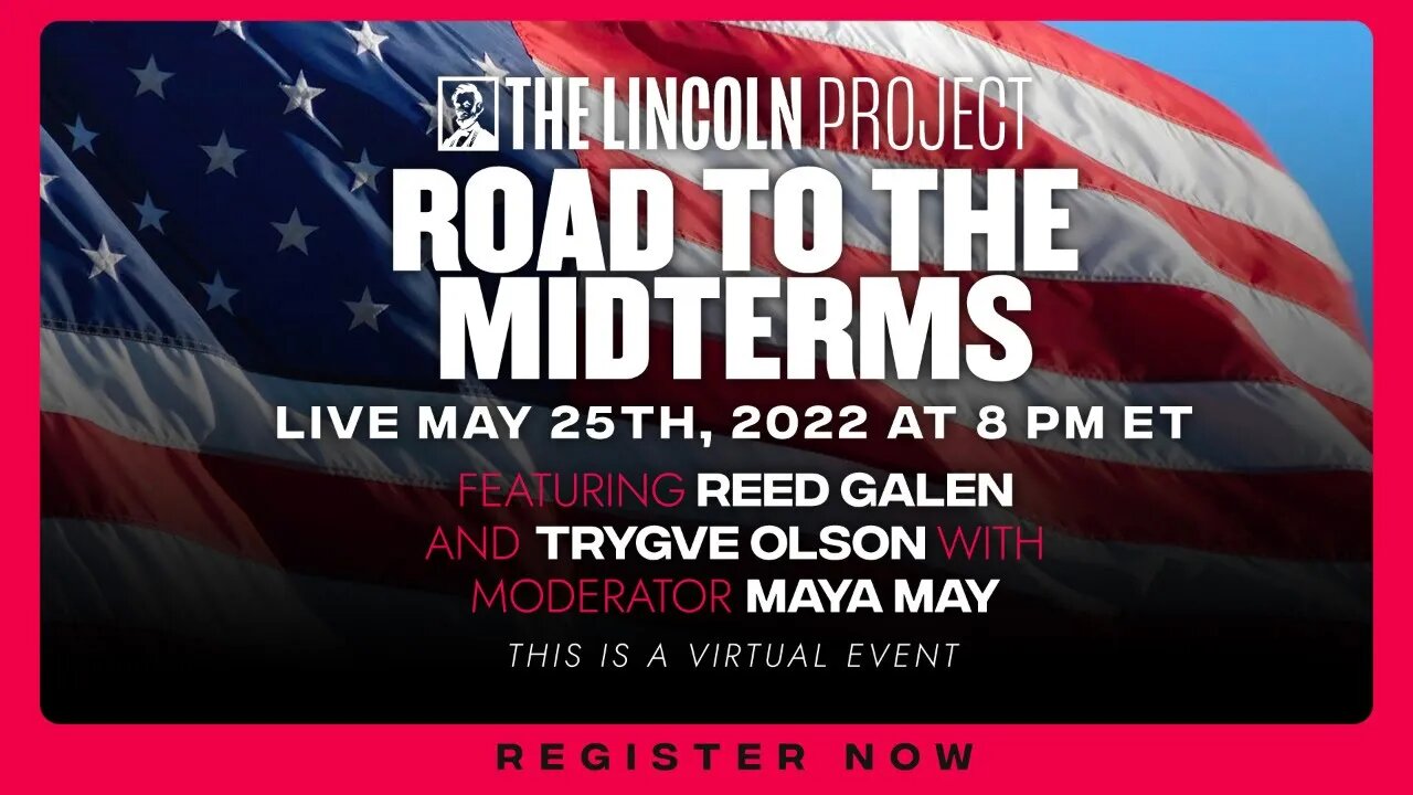 TONIGHT: We're on the Road to the Midterms. Join us for a Town Hall discussion at 8 PM ET.