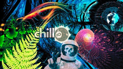 Cosmic Chill: An Astronaut's Infinite Fractal