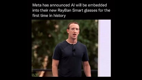 META Futuristic AI Glasses introduced by Mark Zuckerberg