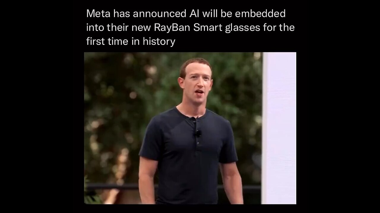 META Futuristic AI Glasses introduced by Mark Zuckerberg