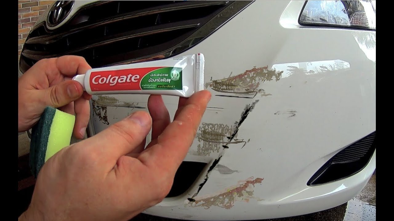 How to remove scratches from the car at home Using toothpaste - How to Fix scratches on car