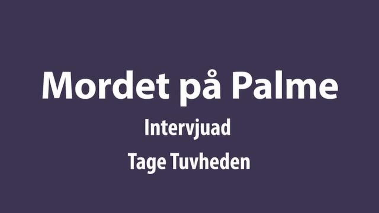 Mordet Olov Palme