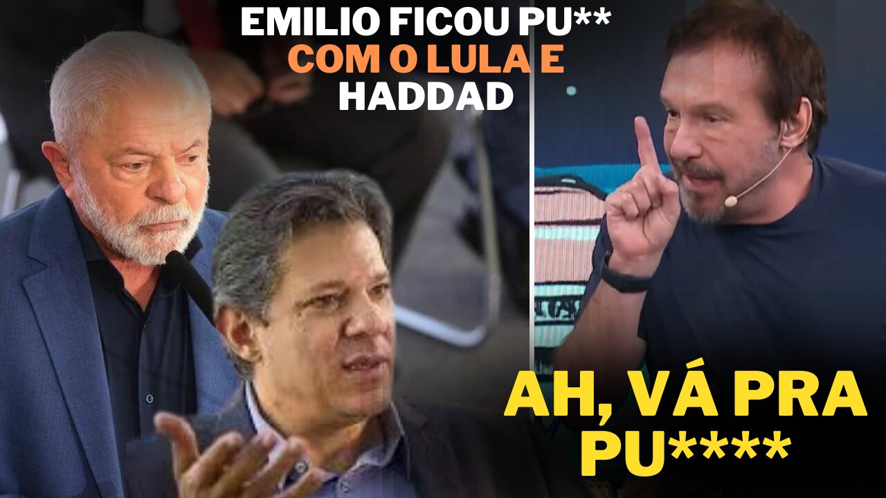 PÂNICO | O DIA QUE O EMILIO PERDEU PACIÊNCIA COM O LULA E O HADDAD E MANDOU PARA AQUELE LUGAR