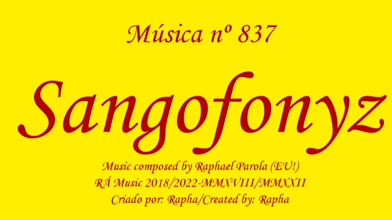 Música nº 837-Sangofonyz