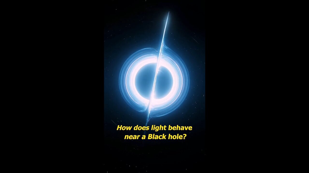 How does light behave near a Black Hole?