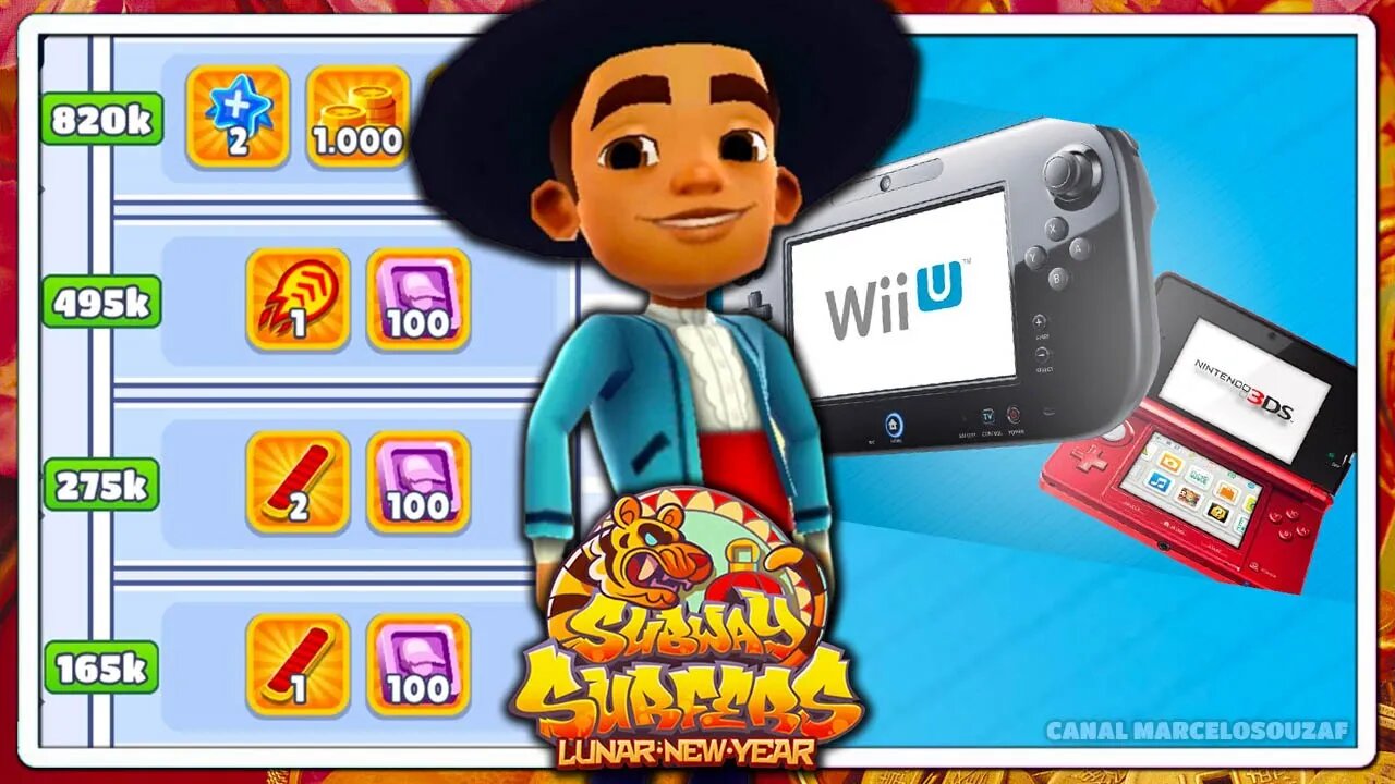 Subway Surfers Ano Novo Lunar 2022 | Fim do Nintendo WiiU e 3DS | Recorde Diego Flamenco