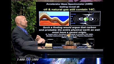 Carbon14 abundance - Indicates a Young Earth