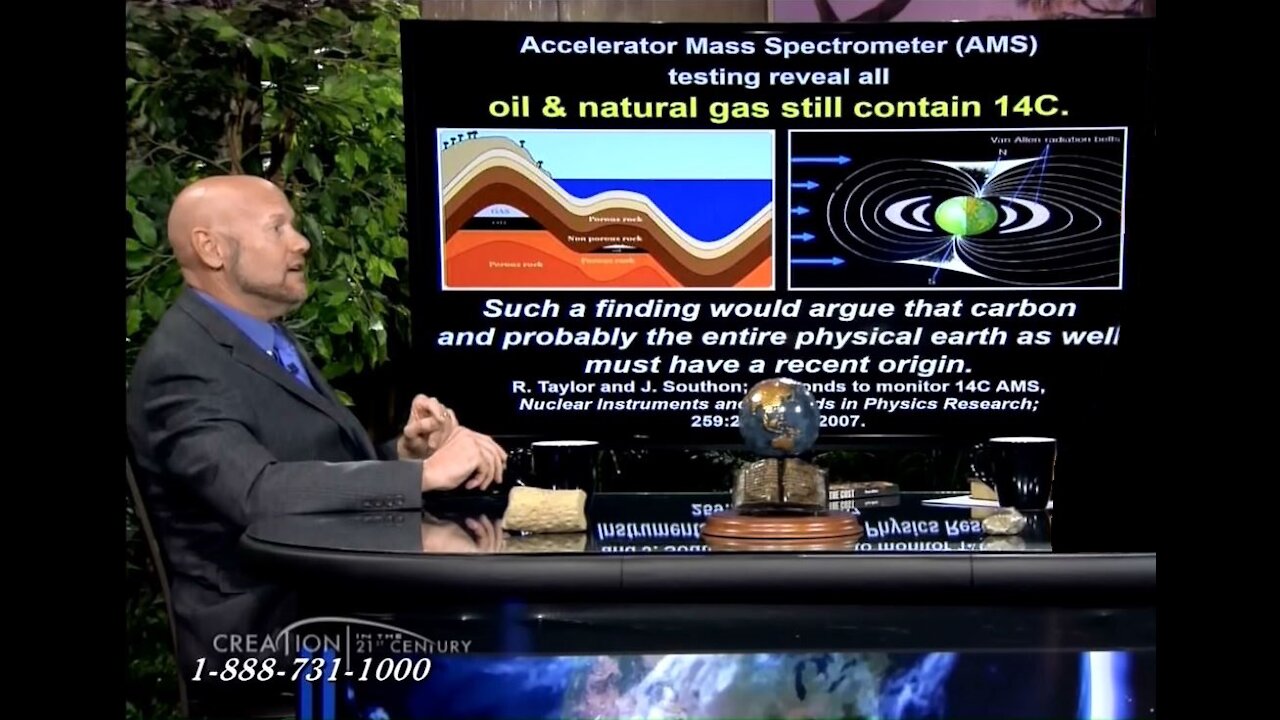 Carbon14 abundance - Indicates a Young Earth