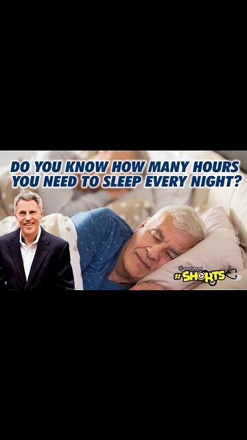 #SHORTS Do you know how many hours you need to sleep every night