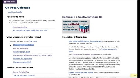 BallotTrax lets you check your ballot status
