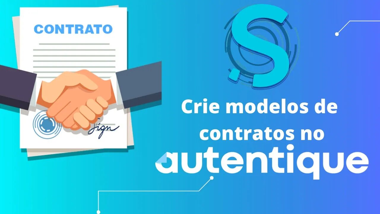 Criar modelo de Contrato no Autentique - Contrato Digital - Site do Sobrinho