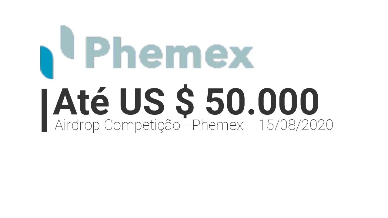 Finalizado - Airdrop Competição - Phemes - $50.000