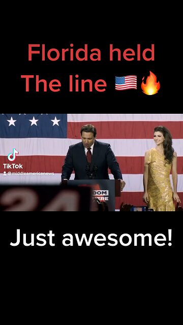 DeSantis stood for freedom!