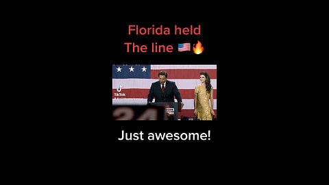 DeSantis stood for freedom!