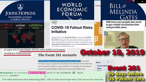 4chan pol BOMBSHELL!! - Sept 2019 COVID WARNING!!!