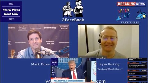 Donald Trump Calls To Thank FaceBook Whistleblower Ryan Hartwig!