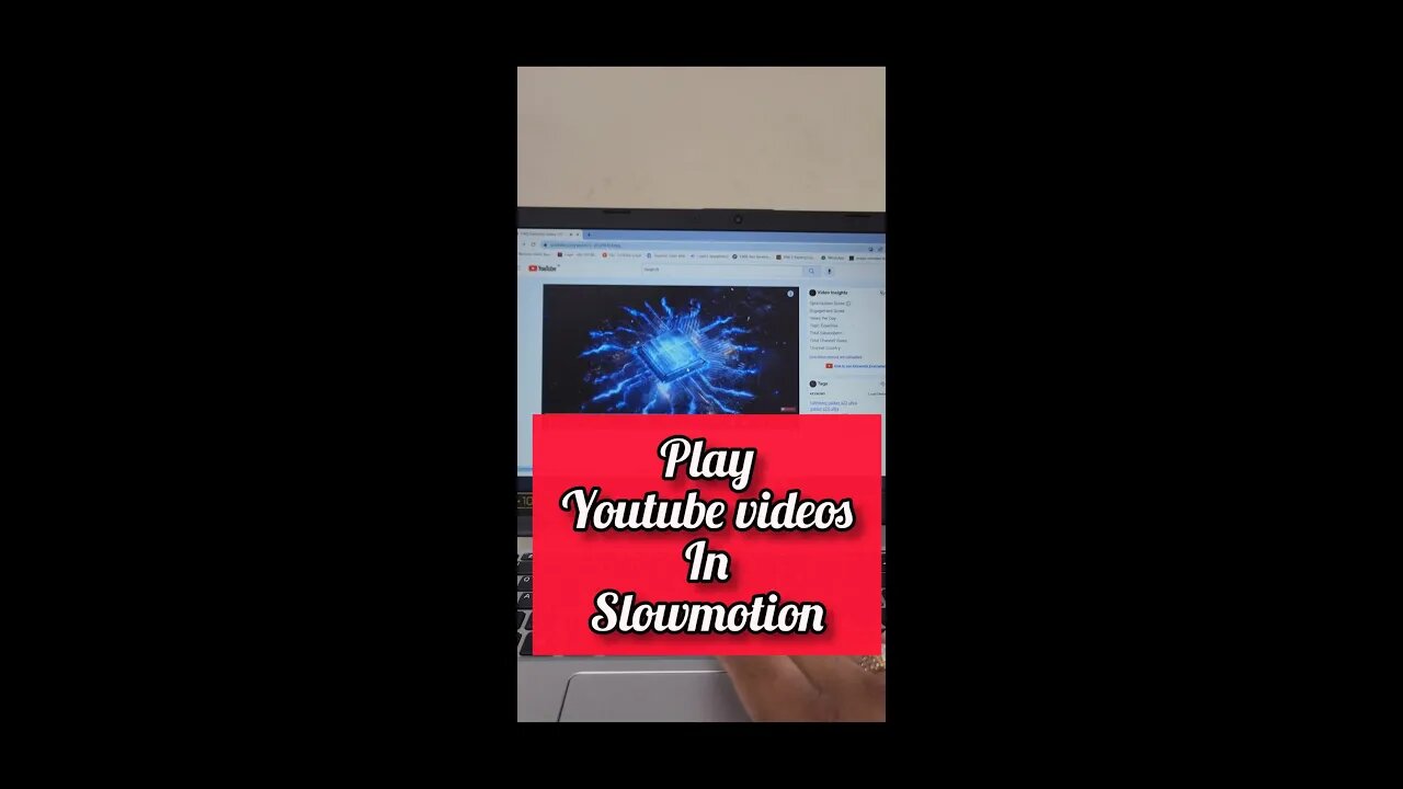 Play Youtube video in slow-motion #shorts #youtubeshorts