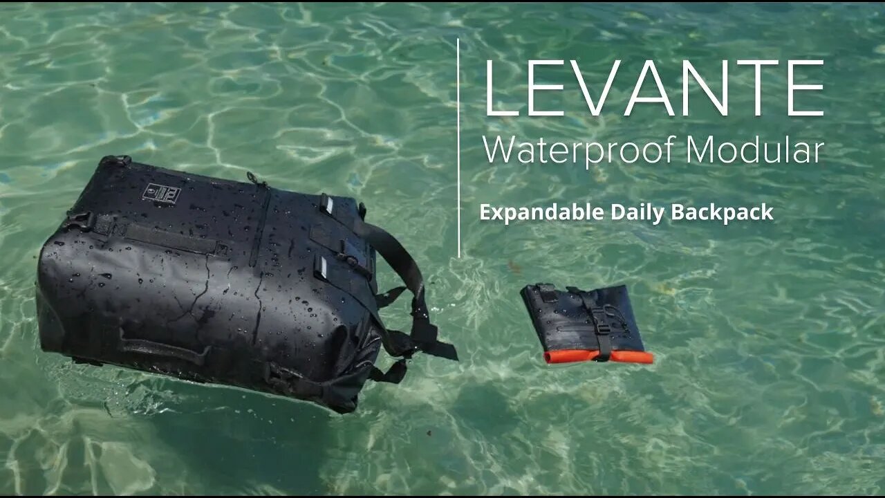 LEVANTE I The Waterproof modular Backpack