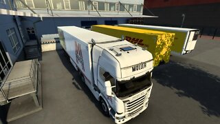 Eurotrucksimulator 2. Mit dem LKW durch Europa Auf der Pro Mod mit guter Musik.