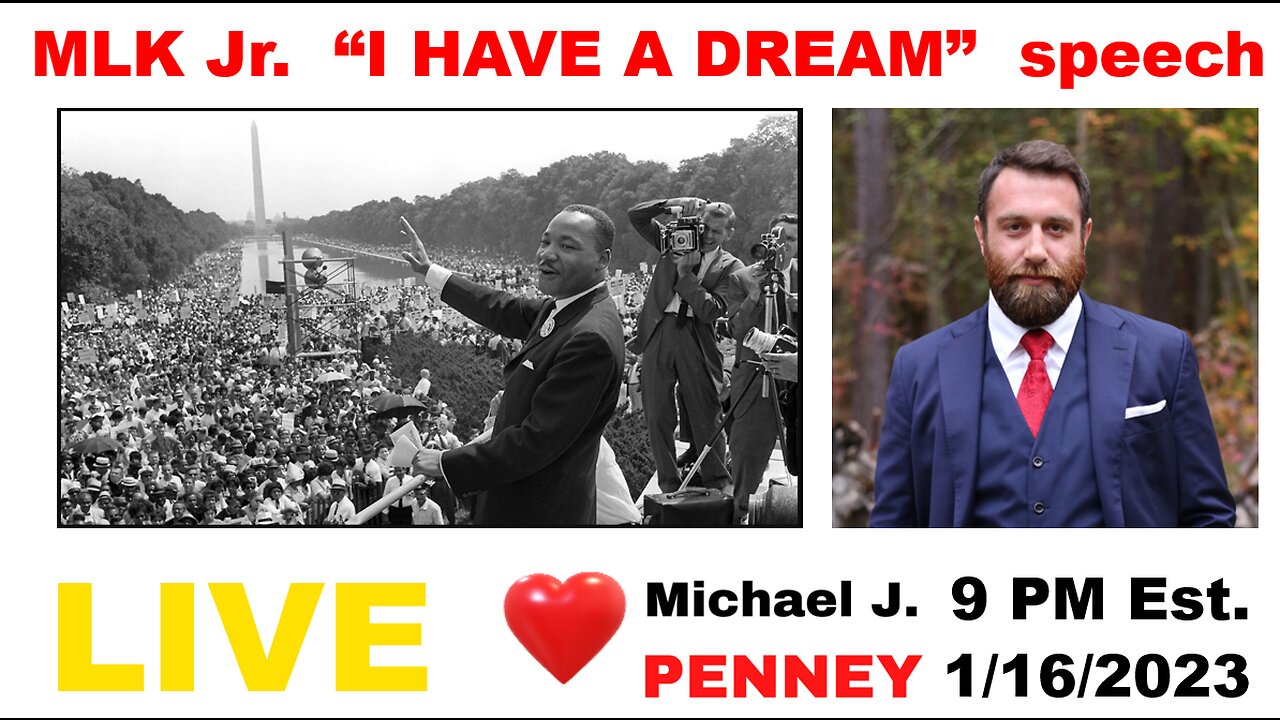 MLK Jr. "I HAVE A DREAM" Speech LIVE