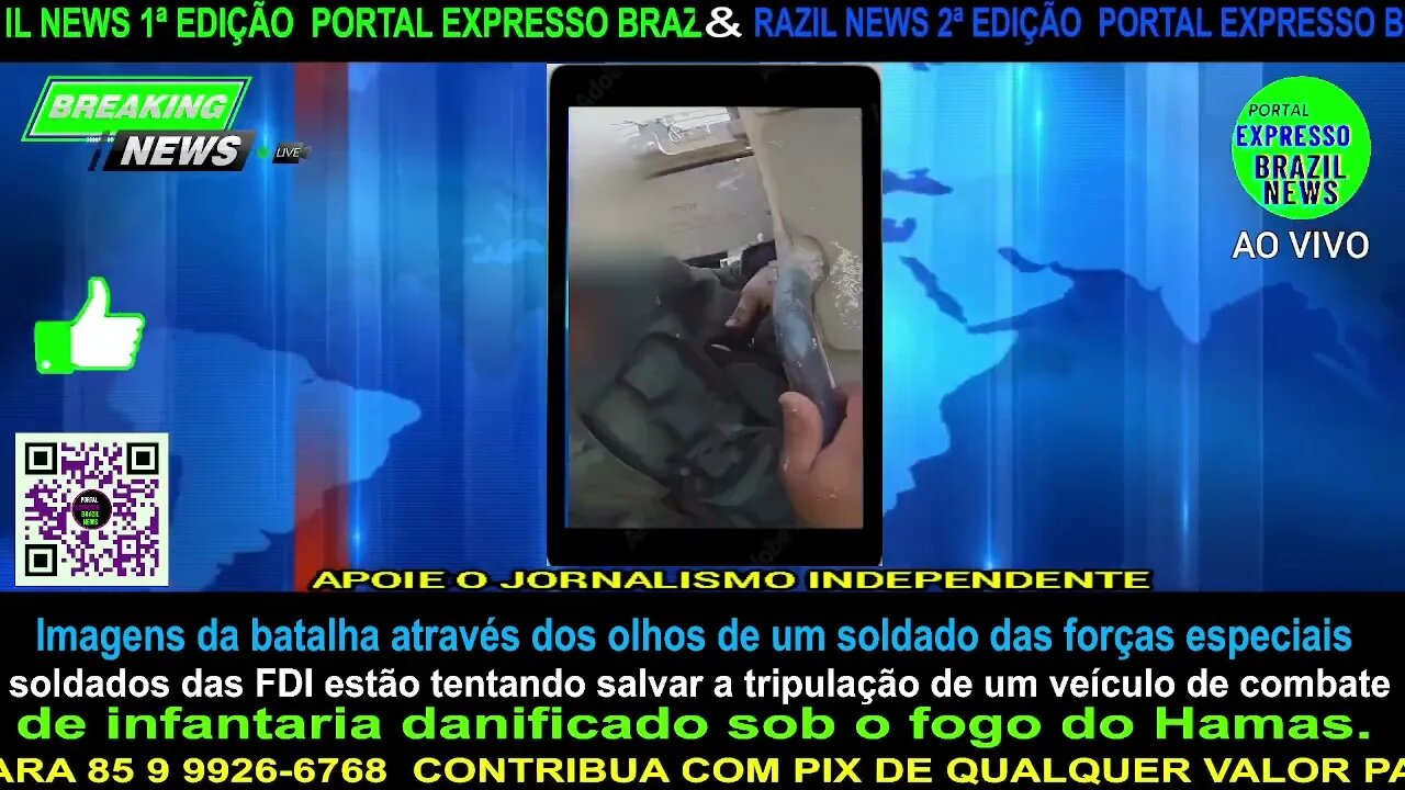 Batalha através dos olhos de um soldado das forças especiais: soldados das FDI .