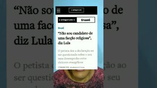 3motivos que cristão não deve votar em LULA.