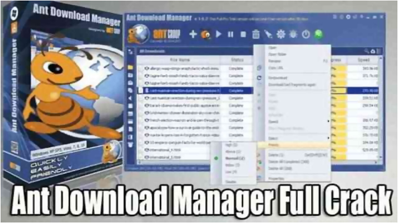 تحميل برنامج النملة Ant Download Manager Pro اخر اصدار مع التفعيل.