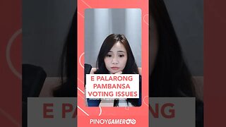 E Palarong Pambansa Voting Problem #palarongpambansa #pinoygamerph #podcastph #shorts #shortsph