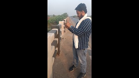 me & my brother enjoy riding moments near mahanadi overbridge