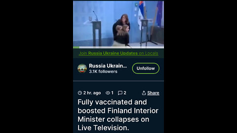 Finland interior minister collapses after vax