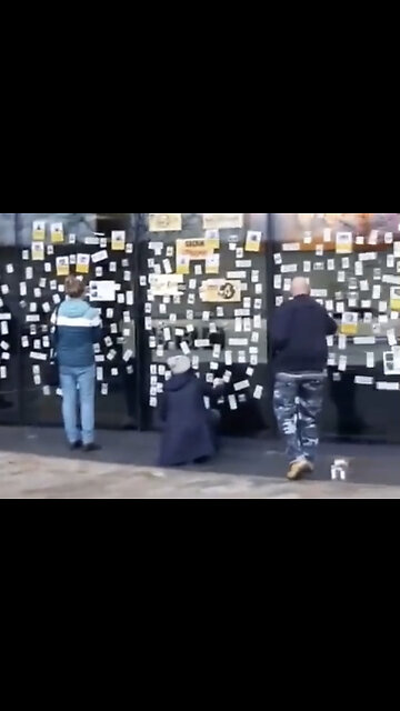 BBC News Studio Windows Plastered with Loved Ones Who Died from the “Vaccines”