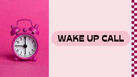 Wake Up Call: Don't Be Complacent In Church!