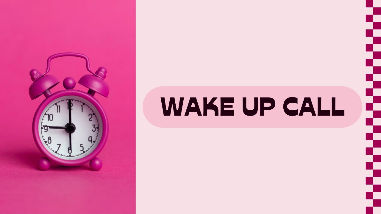 Wake Up Call: Don't Be Complacent In Church!