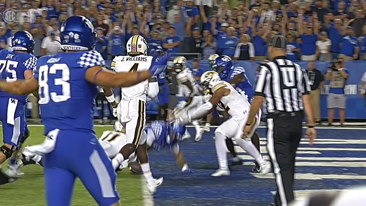 EVERY last touchdown scored that helped the University of Kentucky win