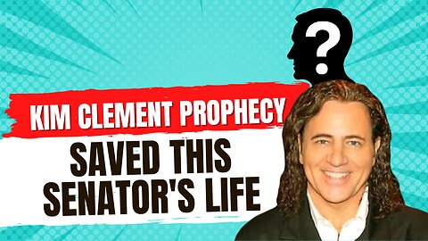 Kim Clement Prophecy saved this Senator's life! | Lance Wallnau