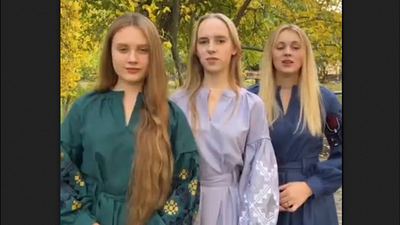 Beautiful song by Ukrainian girls