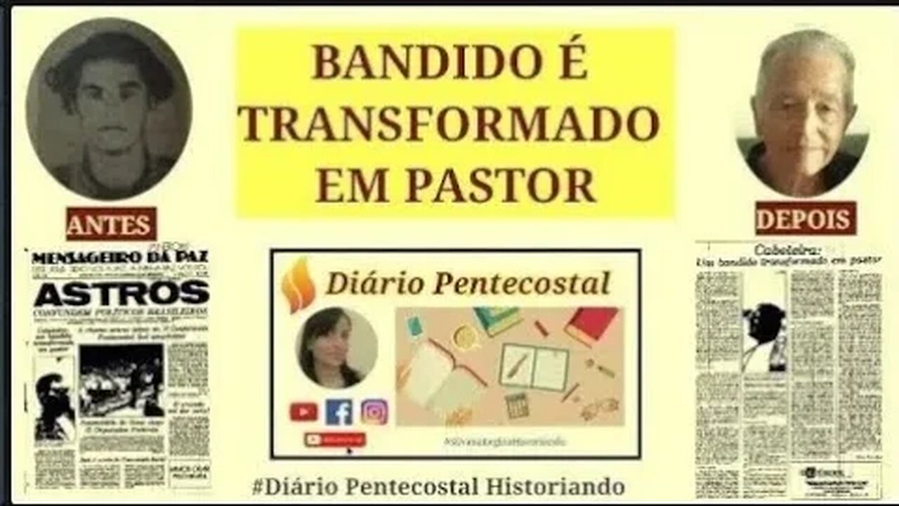 BANDID0 TRANSFORMADO EM PASTOR | CABELEIRA | JORNAL MENSAGEIRO DA PAZ
