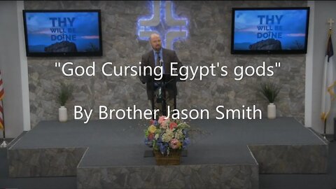 "God Cursing Egypt's god" By Brother Jason Smith