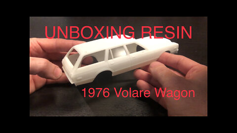 Too Many Projects - Unboxing Resin kits: TMP 1976 Volare Wagon Medium Resolution White Resin 1/25